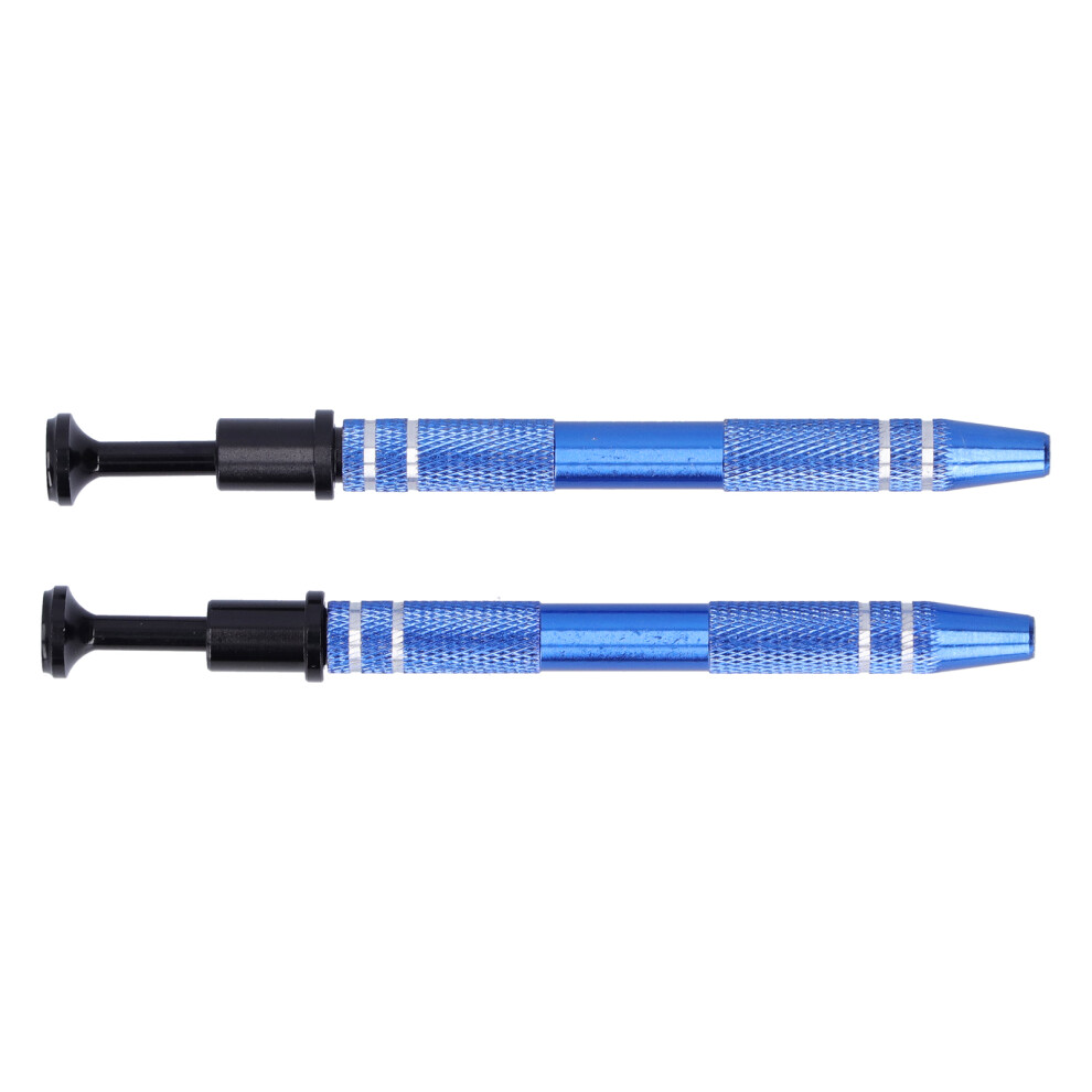 2pcs Alloy Prong Tweezer for Jewelry & Piercing, 11.8cm Grabber