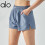 (Light Blue, L) Women's Lace-Up Split Sports Shorts 3