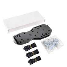 Grass Aerator Shoes with Adjustable Hook Loop Straps-Black 2
