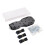 Grass Aerator Shoes with Adjustable Hook Loop Straps-Black 2 1