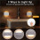 2-Pack Rechargeable Night Light with Motion Sensor, Day & Night Modes, 2700K-6500K Adjustable White Light 6