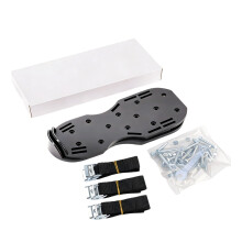 Grass Aerator Shoes with Adjustable Hook Loop Straps-Black 1