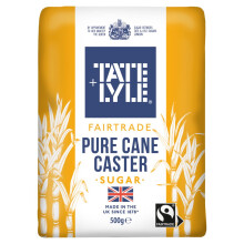 Tate & Lyle Fairtrade Caster 500g (Pack of 10)
