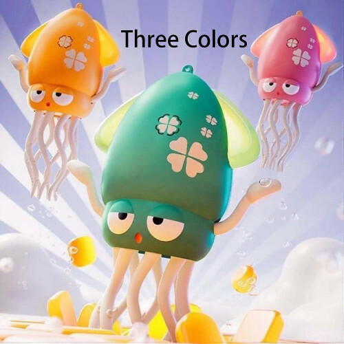 (Green)Electric Crawling Octopus Toy with LED Lights & Music, Smart Obstacle Avoidance 2