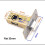 (35mm) Silent Tubular Latch, Easy Install Mortice Bolt & Square Spindle Kit 3