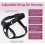 Remote Vibrator Strap on Dildo Harness  Adjustable 3
