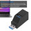 Portable USB Hub 3 Port High-Speed 5Gbps, ABS Shell, Lanyard 4