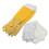 (light yellow, S) Ventilated Long Sleeve Beekeeping Gloves, Durable Protective Gear 3