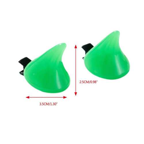 (White) Fermaglio per capelli a forma di corno da diavolo per Halloween, cosplay e feste. 1