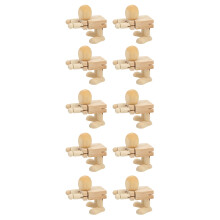 Unfinished Wooden Robot Figures 10PCS for Kids Creative Painting Crafts