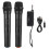 E7 Wireless Handheld Microphone with Dual Channel Receiver 220-270MHz 2