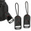 Universal Black Alloy Nylon Quick Release Camera Shoulder Strap Adapter 70kg 1