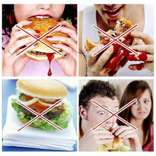 4 Pcs Hamburger Holder Reusable Hamburger Sandwich Burger Holder 2
