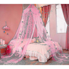 (Pink) Bed Canopy With Lights Bed Canopy Curtains For Girls Toddler Bed Canopy For Girls