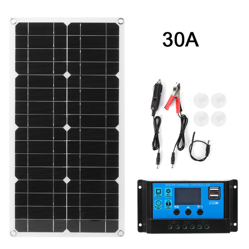 Monocrystalline 25W Solarpanel 18V USB C 1