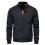 (2XL,black)Men's Jackets-Windproof Bomber Jacket Zip Outwear 1