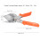 Multifunctional Angle Shear Tool Steel, 81mm Blade, Adjustable 45-135 10
