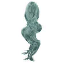 Long Curly Wavy Synthetic Wig 70cm Mint Burgundy Purple for Cosplay & Party