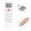 Air Conditioner Remote Control 14195, ABS, White, for Samsung Models 5