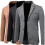 (XL,Camel)Men's Suit Jacket Slim Sports Solid Color Suit Jacket 4