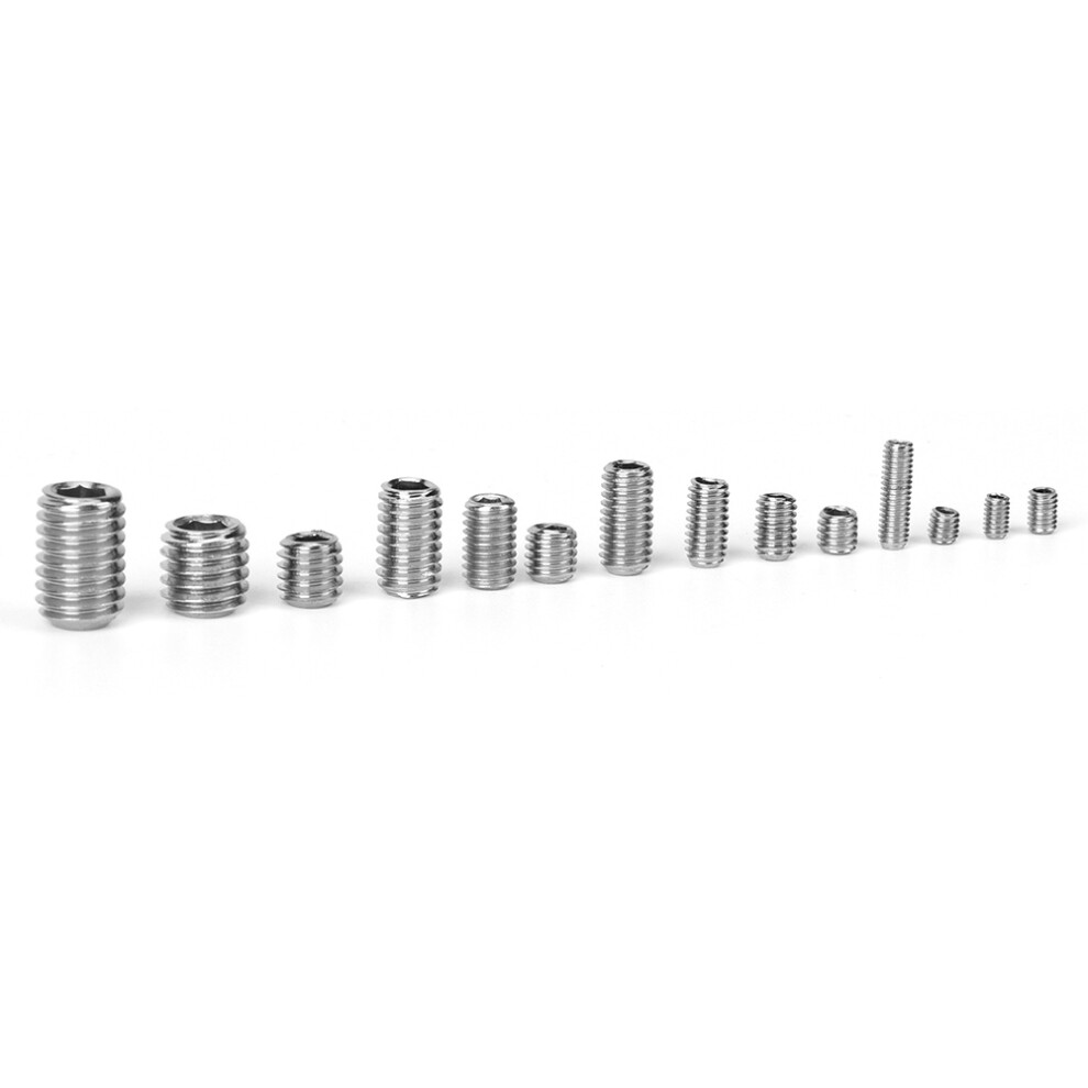 300Pcs Hex Grub Screw Kit 304 Stainless Steel