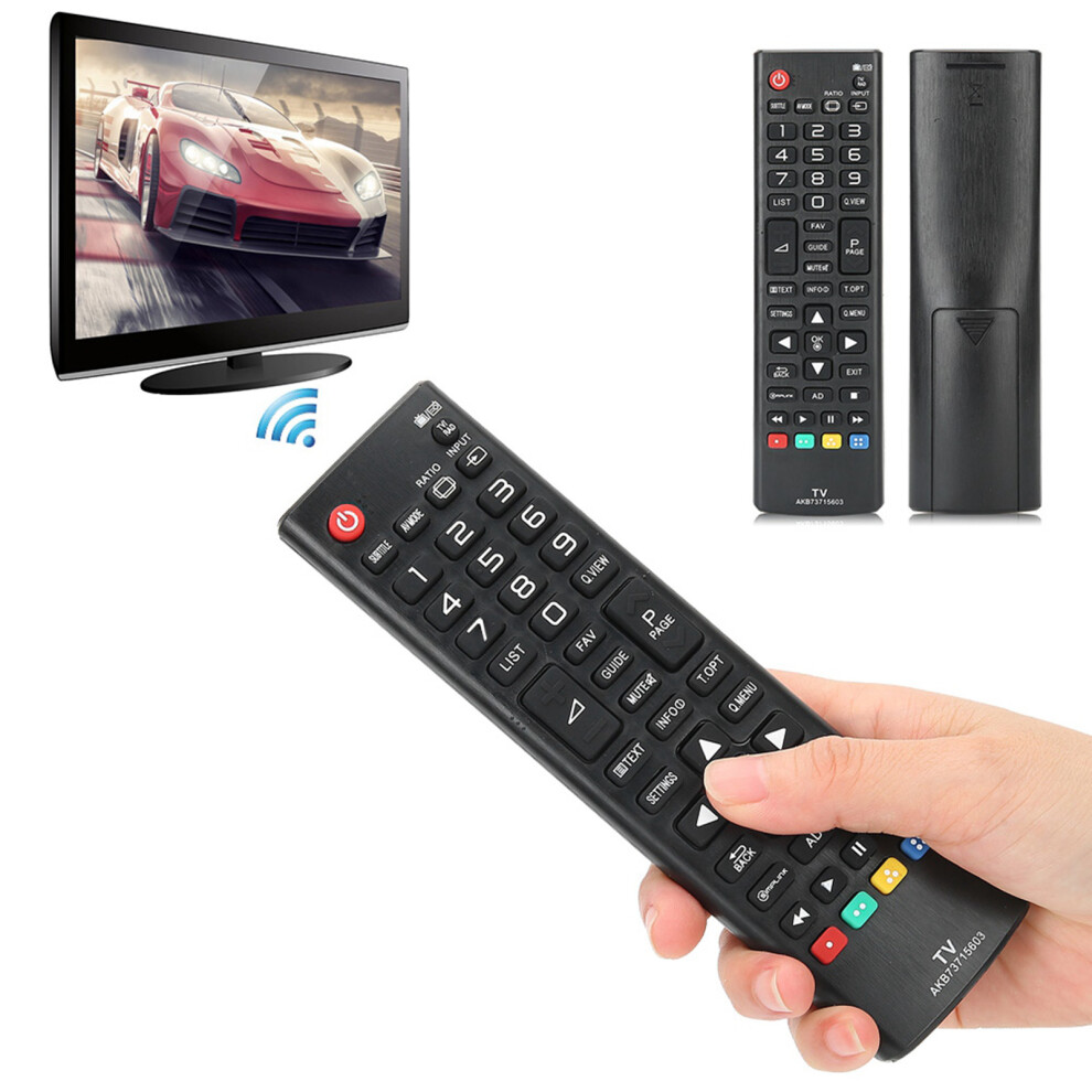 Universal Lcd Tv Remote Control Akb73715603, 10 M Range Black 4291392406310