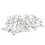 100pcs Aluminum Pull Riveting Nuts Set M3-M10 Flat Head Hardware Accessories 2
