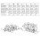 100pcs Aluminum Pull Riveting Nuts Set M3-M10 Flat Head Hardware Accessories 4
