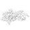 Aluminium Pull Riveting Nuts 100pcs Flat Head Vertical Fasteners WJ‑30045M5 2