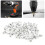 100pcs Aluminum Pull Riveting Nuts Set M3-M10 Flat Head Hardware Accessories 6
