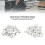 Aluminium Pull Riveting Nuts 100pcs Flat Head Vertical Fasteners WJ‑30045M5 3