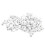 Aluminium Pull Riveting Nuts 100pcs Flat Head Vertical Fasteners WJ‑30045M5 4