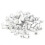 Aluminium Pull Riveting Nuts 100pcs Flat Head Vertical Fasteners WJ‑30045M5 5