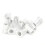 Aluminium Pull Riveting Nuts 100pcs Flat Head Vertical Fasteners WJ‑30045M5 8