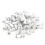 Aluminium Pull Riveting Nuts 100pcs Flat Head Vertical Fasteners WJ‑30045M5 10