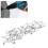 100pcs Aluminum Pull Riveting Nuts Set M3-M10 Flat Head Hardware Accessories 11