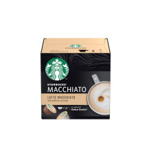 Cápsulas de café compatibles con NESCAFÉ Dolce Gusto Starbucks Latte Macchiato, 6 + 6 pcs.