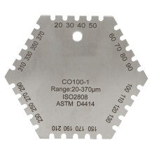 CO100-1 Stainless Steel Wet Film Thickness Gauge 20-370um