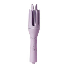 (AU Plug, Purple) Automatic Hair Curler 32mm Negative Ions Electric Ceramic Curling Hair Stick Rotating Curl Waves Anti-Tangle Curling Iron Styler