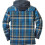 (XL,Blue)Men's Maplewood Hooded Shirt Jacket 3