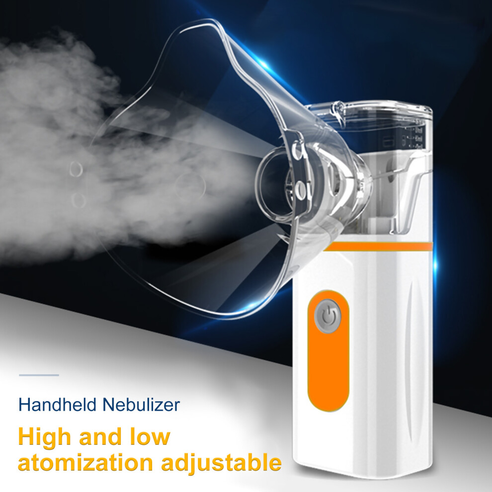 Portable Handheld Nebulizer Atomizer Steam Inhaler, USB Rechargeable, Suitable for Children & Adults