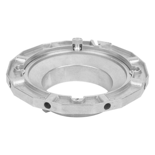 Silberner Metall Chuck Bowens Softbox Adapter 2