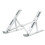 Foldable Aluminum Laptop Stand 6-Level Adjustable Ventilated Riser Gray 1