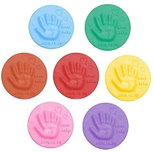 Soft Clay Baby Handprint Footprint Imprint Kit Casting Parent Child Game Toys 7 Pcs