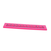 50Étiquettes Glissantes En Plastique Rosé Pour De Déménagement