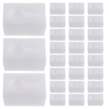 100Pcs Reusable White Foam Lotion Pump Shipping Protector Sleeves