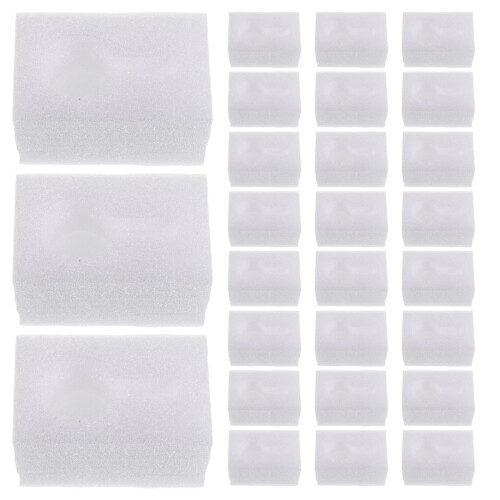 100Pcs Reusable White Foam Lotion Pump Shipping Protector Sleeves
