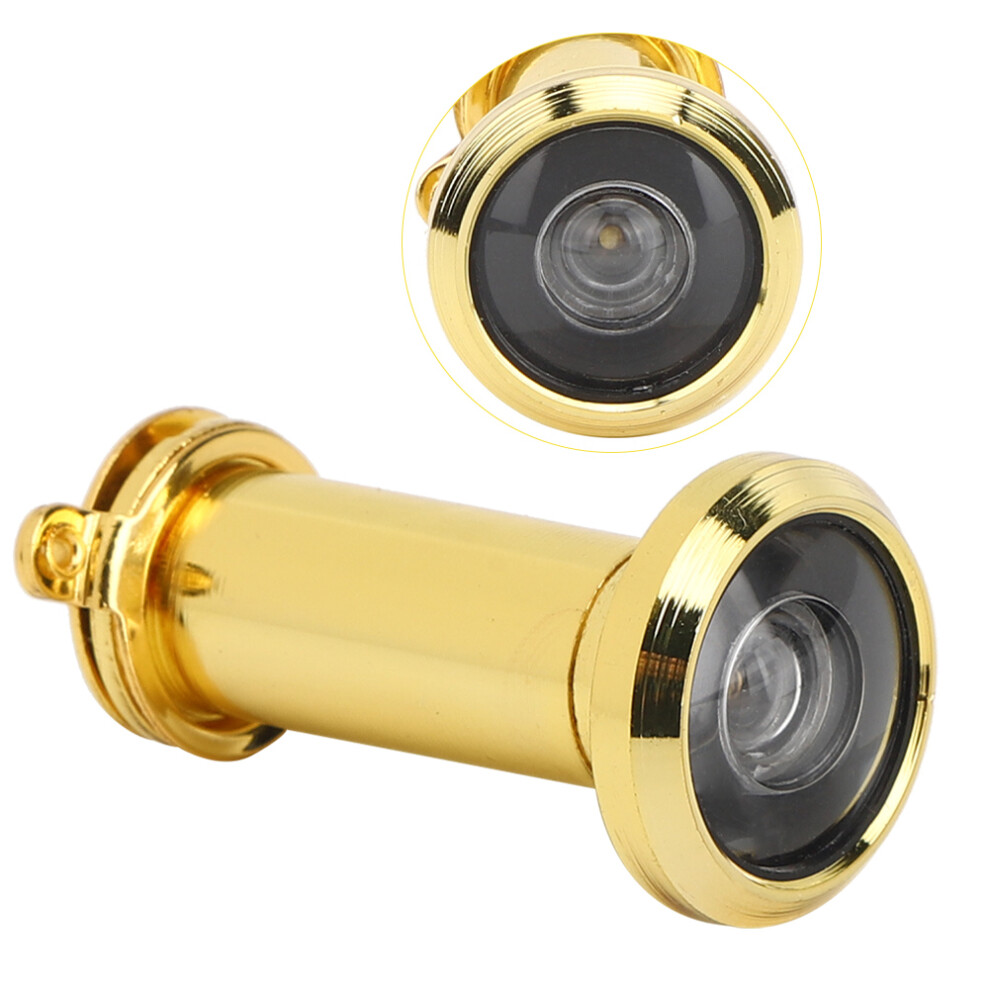 2Pcs 220 Anti Theft Door Viewers 14Mm Gold With Back Cover 5001392140560