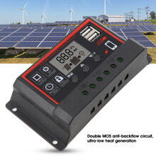 Solar Laderegler LCD PWM Dual USB 12V 24V 10A NEU