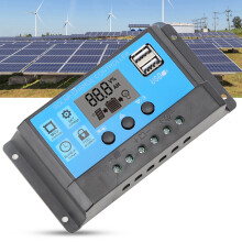 PWM Laderegler 30A LCD Dual USB Solar